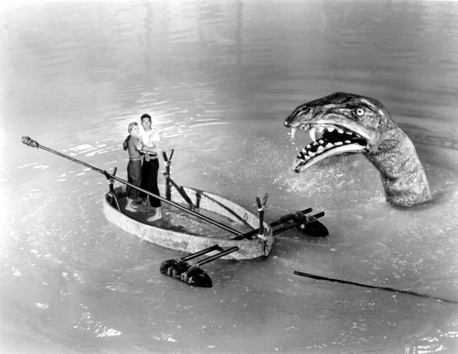 THE LAND UNKNOWN, Shawn Smith (aka Shirley Patterson), Jock Mahoney, 1957.