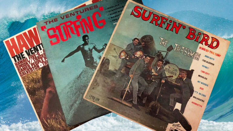 Surf Rock Album collage
