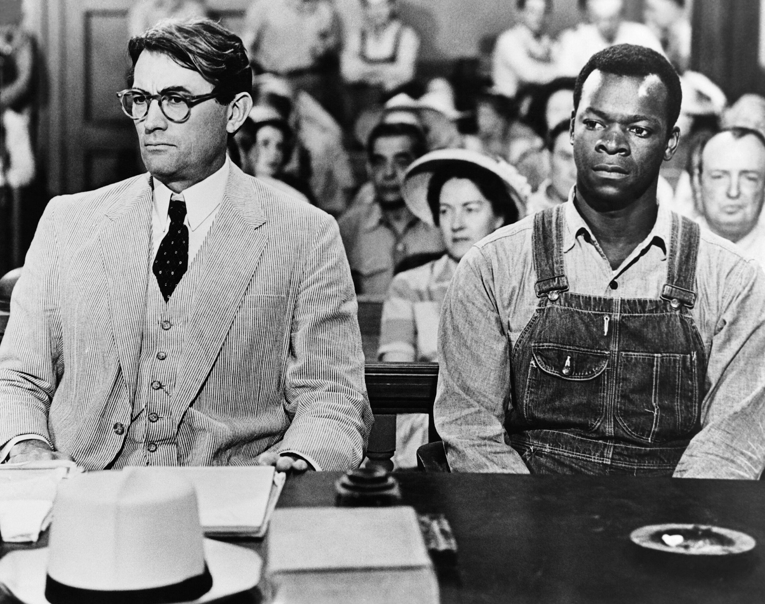 TO KILL A MOCKINGBIRD, from left: Gregory Peck, Brock Peters, 1962, 