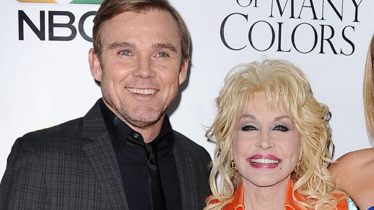 Ricky Schroder and Dolly Parton