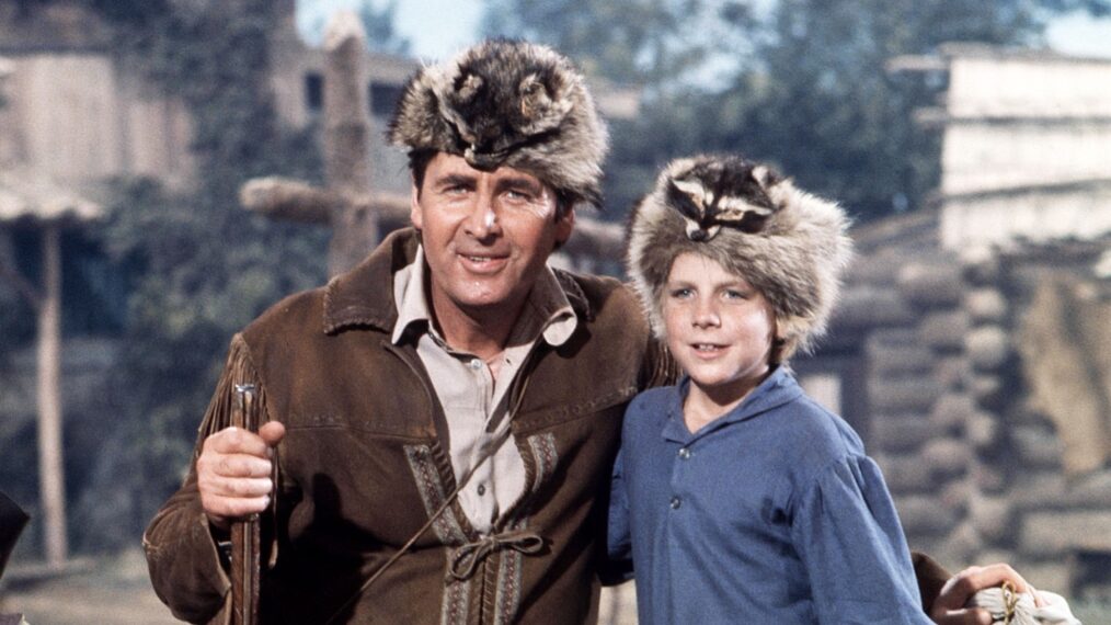 DANIEL BOONE, from left: Fess Parker, Darby Hinton, (1968), 1964-1970.