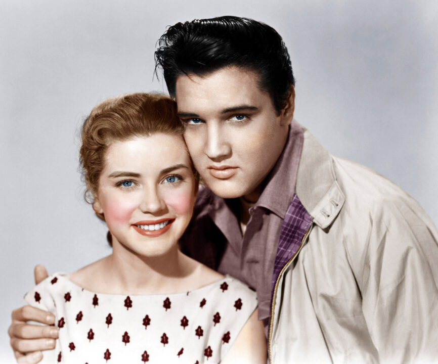 KING CREOLE, from left: Dolores Hart, Elvis Presley, 1958