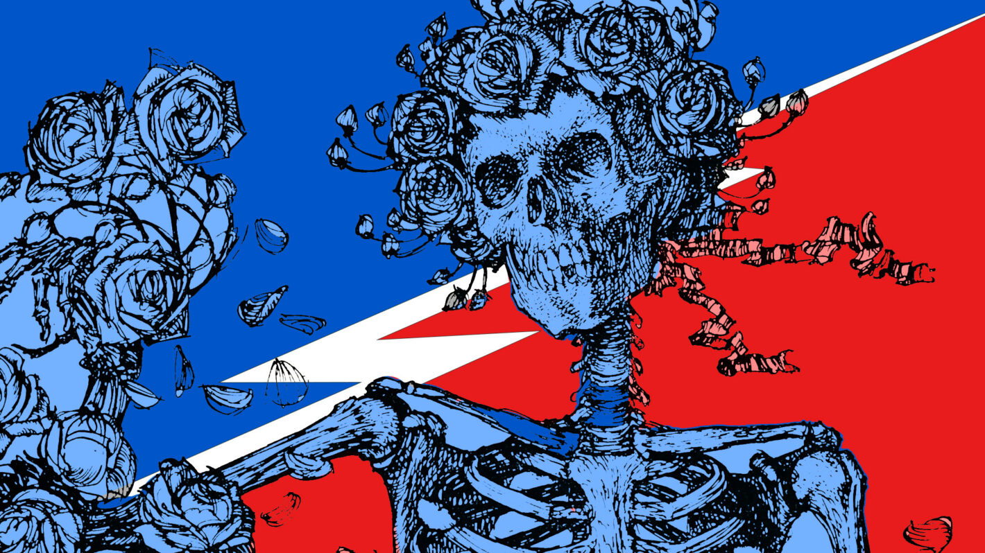 The Grateful Dead's Famous Skeleton & Roses Poster Came From This 1900 Drawing