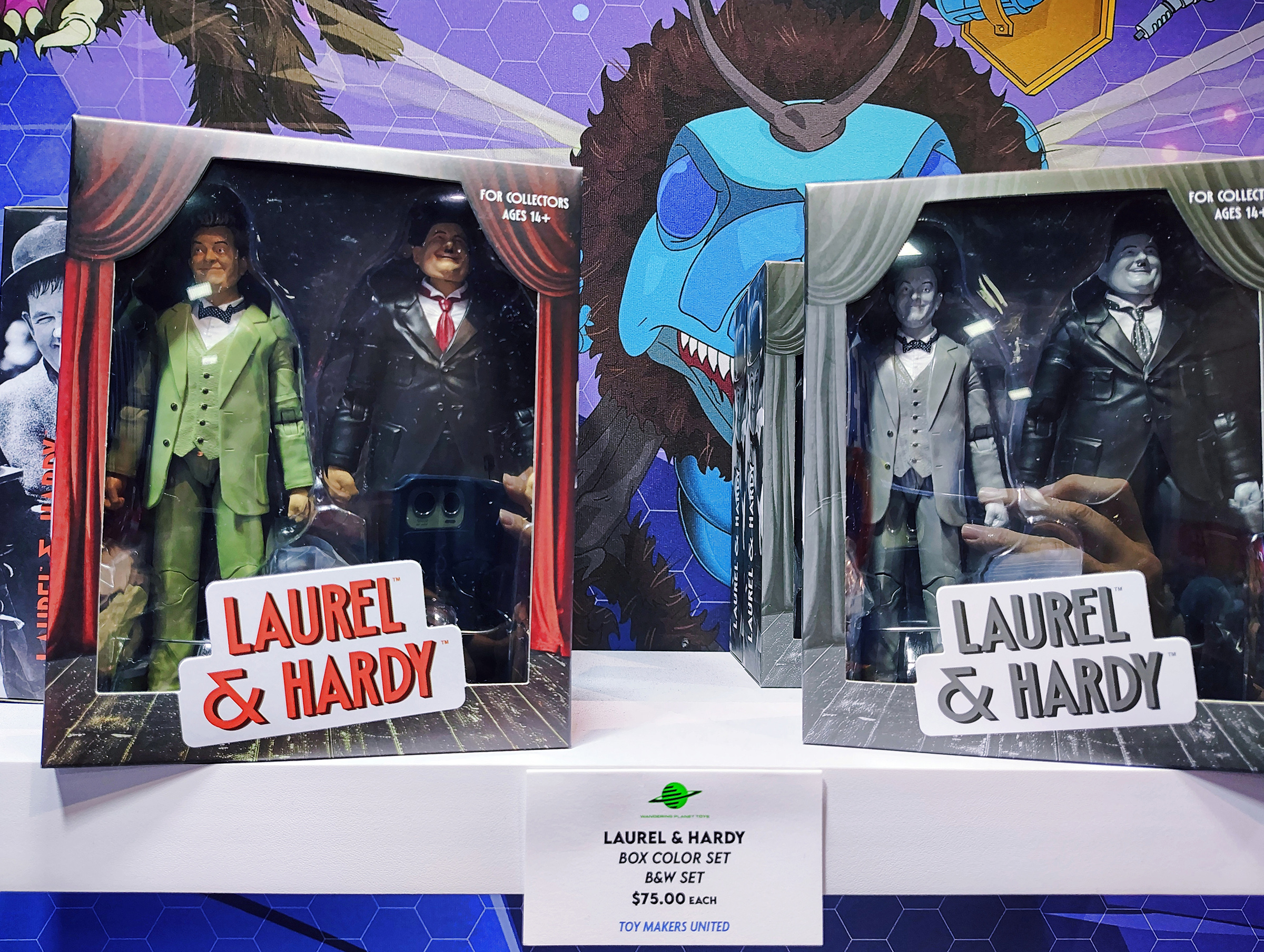 Laurel and Hardy Character sets Comic Con 2026