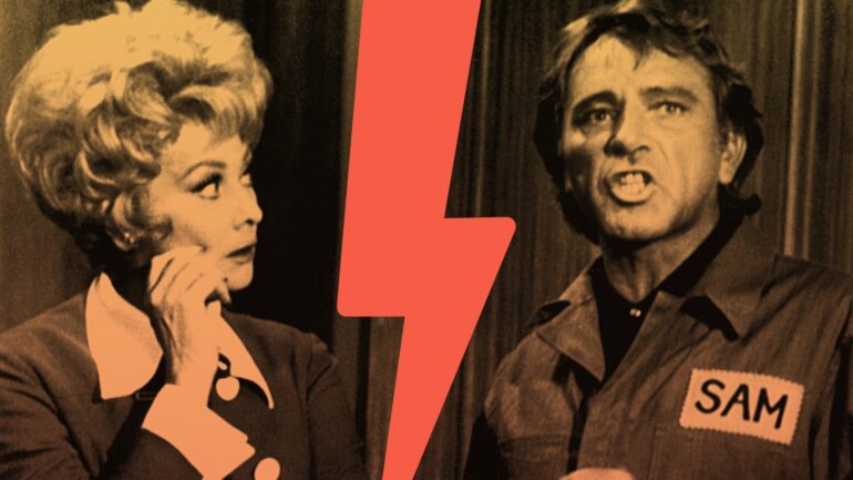 Richard Burton and Lucille Ball Feud image