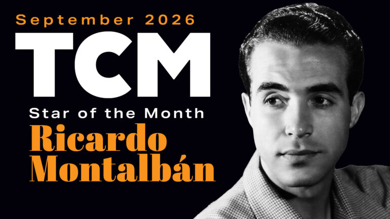 TCM Star of the month Montalbán graphic