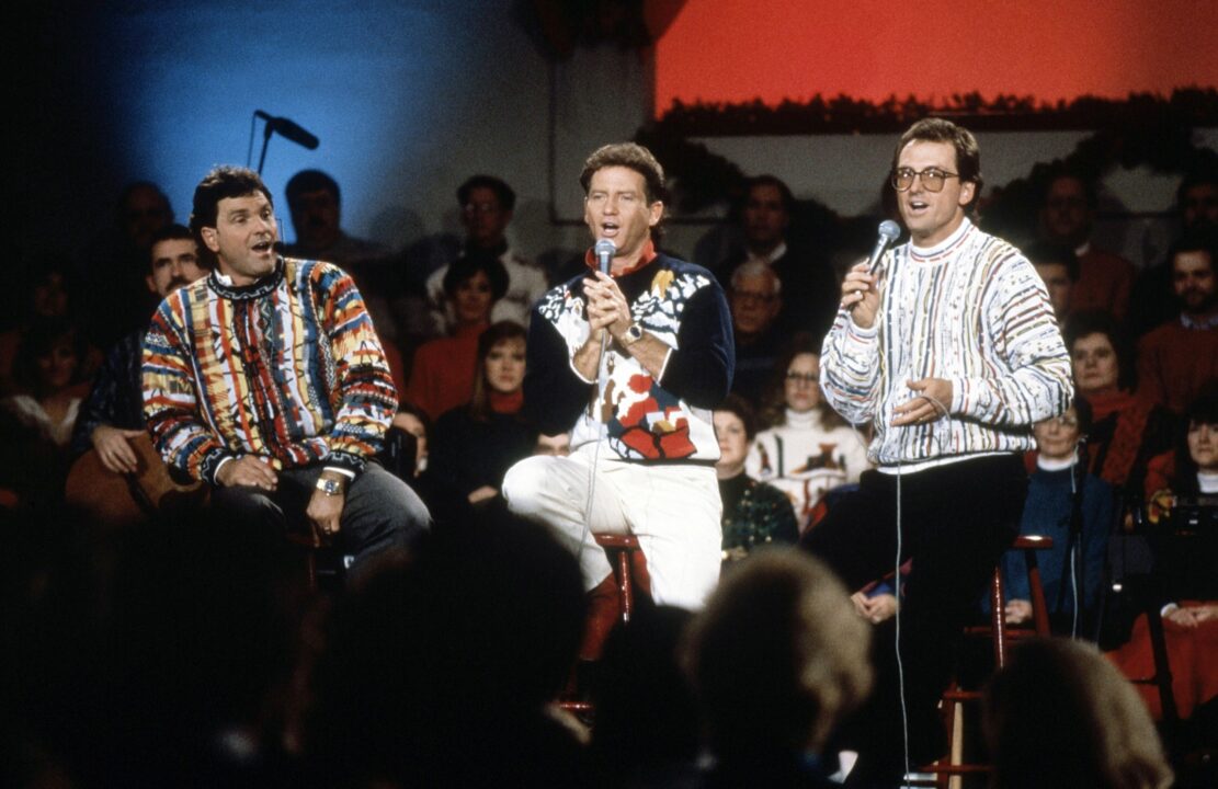 CHRISTMAS WITH THE GATLINS, The Gatlin Brothers, from left: Steve Gatlin, Larry Gatlin, Rudy Gatlin, (aired December 16, 1991).