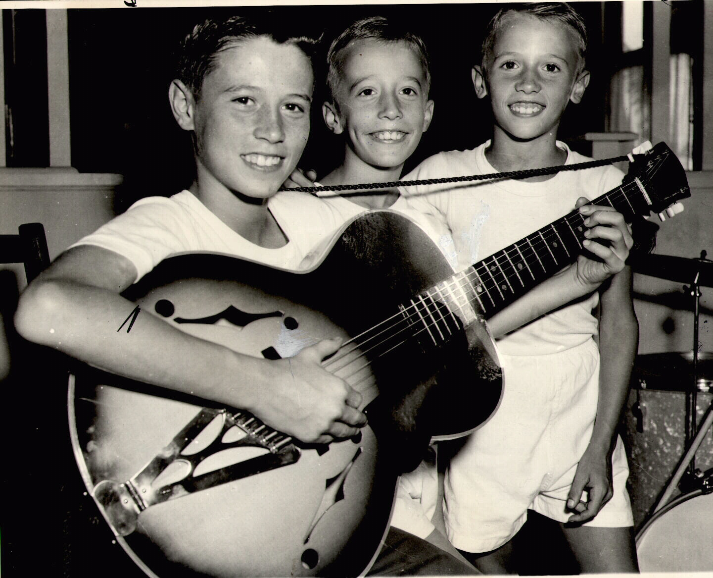 The Bee Gees as they were in the early 1960s. 