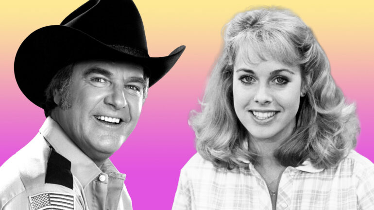 Jenilee Harrison and James Best graphic