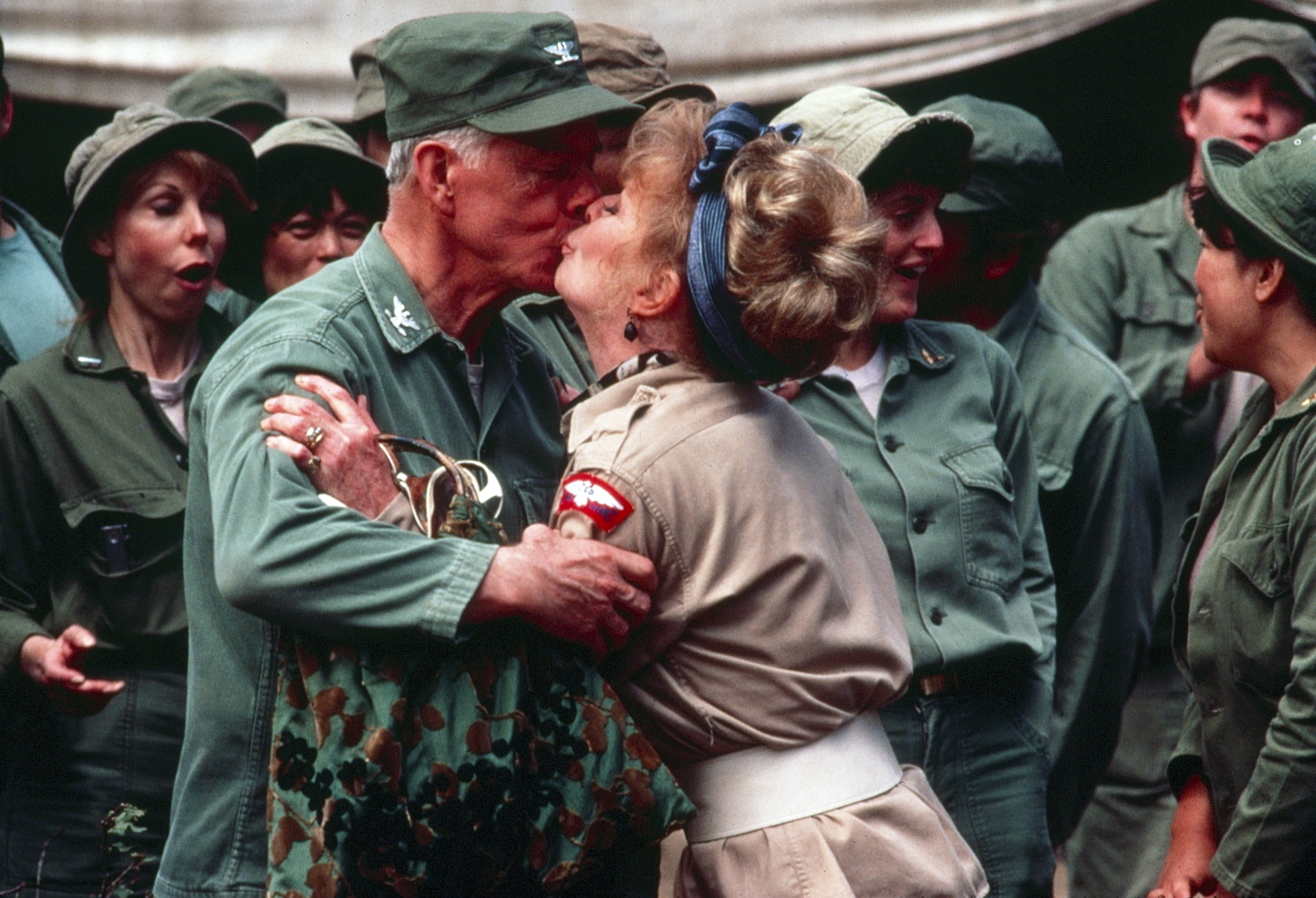 MASH, (aka M*A*S*H*), from left: Harry Morgan, Gwen Verdon, (19721983).