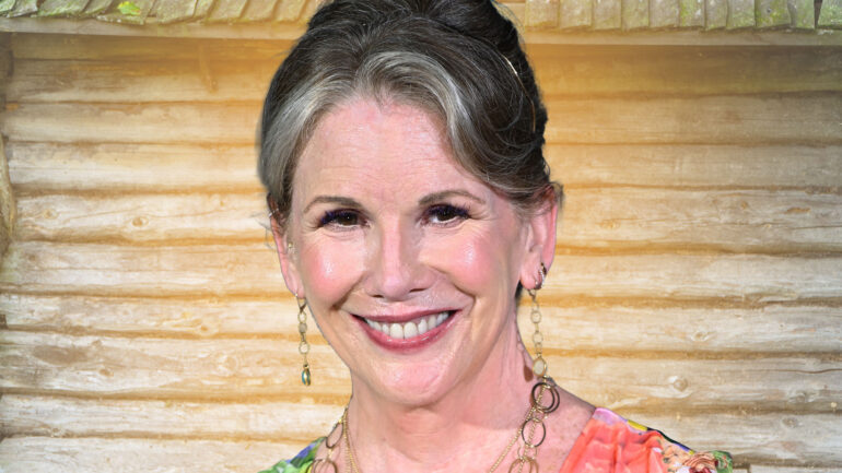 Melissa Gilbert at Modern Prairie warehouse sale
