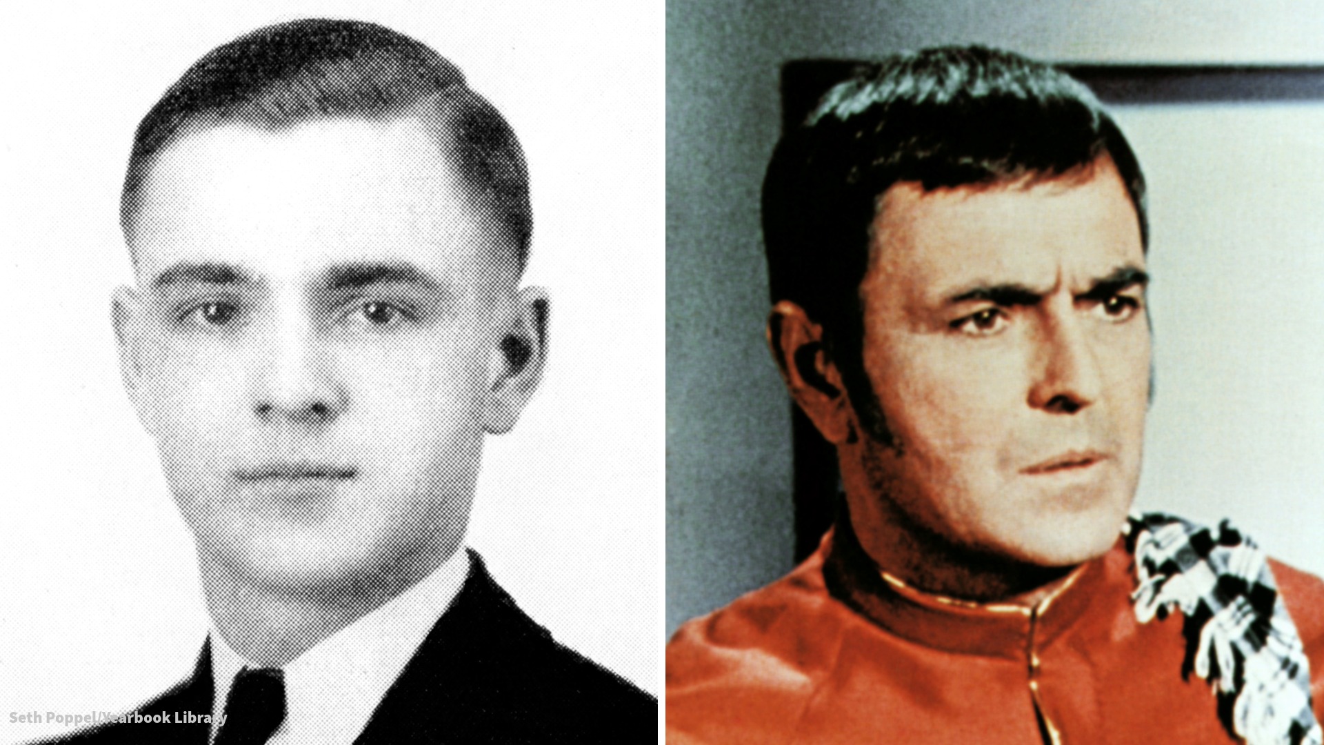 James Doohan High school photo and in Star Trek