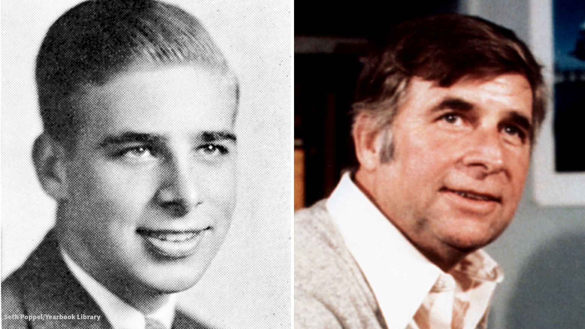 Gene (Eugene) Roddenberry High school photo and in Star Trek