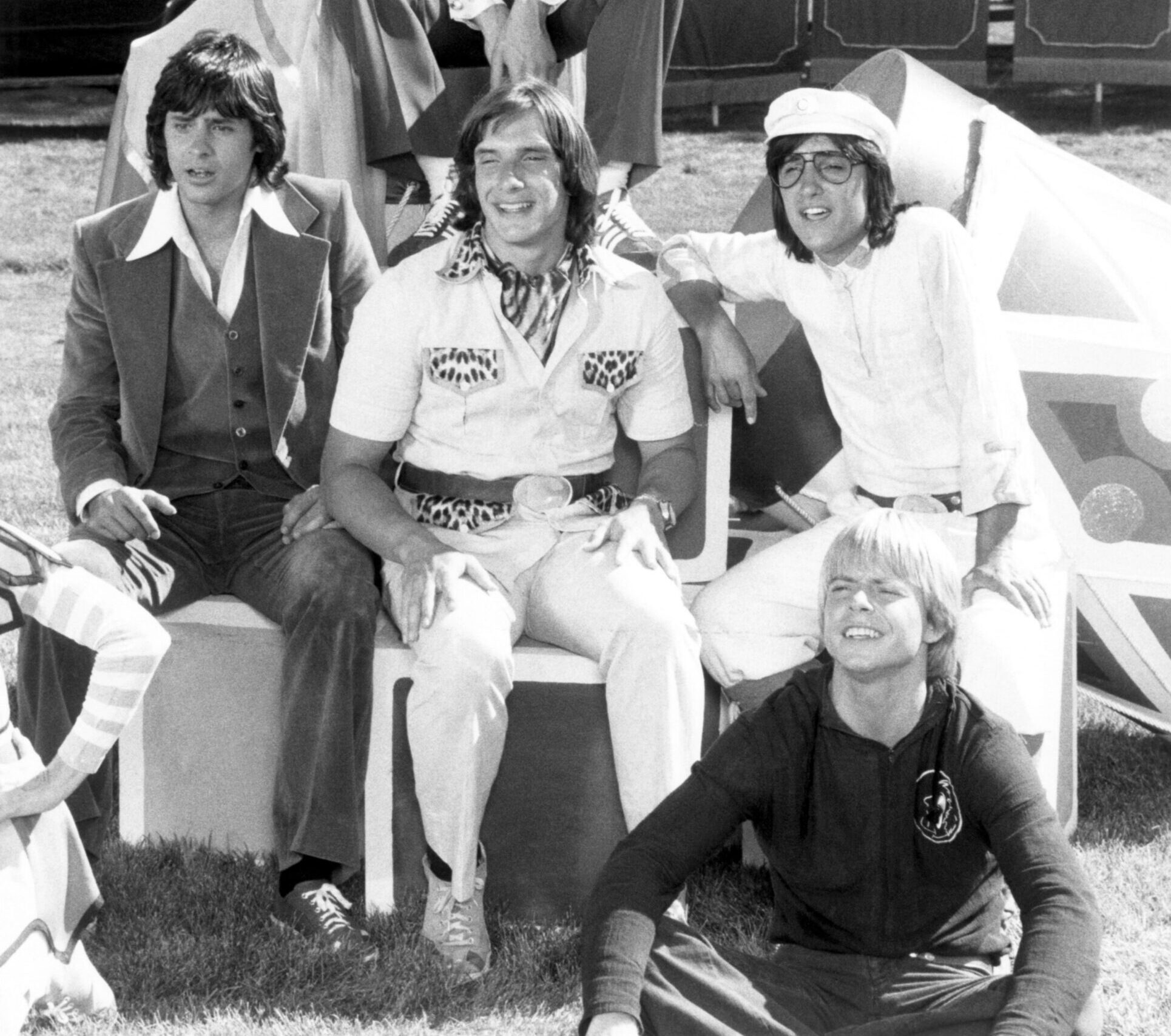 THE GREAT NBC SMILIN' SATURDAY MORNING PARADE, (top): Freddie Prinze, (middle, from left): John Lansing, Steve Bonino, Cosie Costa, (bottom): Biff Warren, (aired Sept. 10, 1976), 1976.