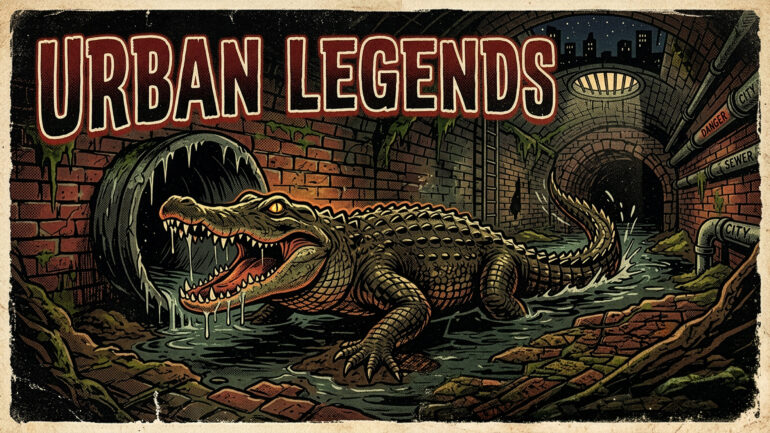 1950s urban legends graphic
