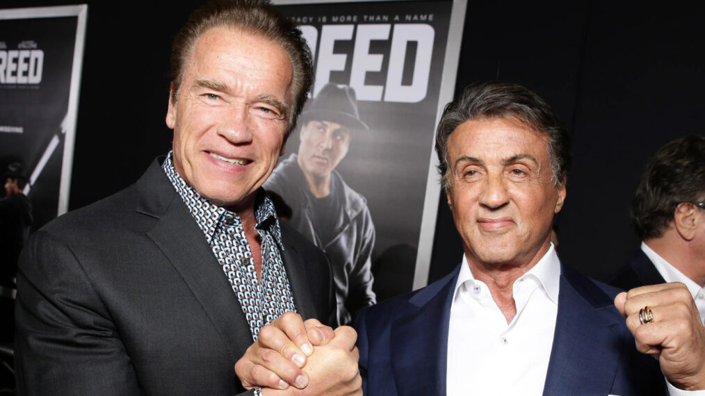 Arnold Schwarzenegger and Sylvester Stallone