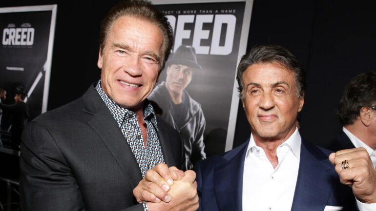 Arnold Schwarzenegger and Sylvester Stallone