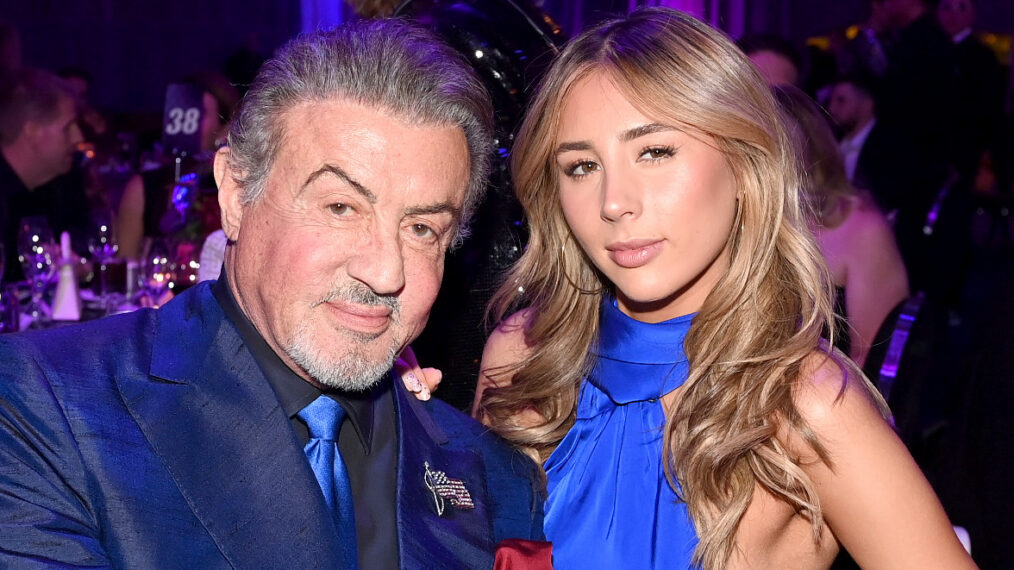 Sylvester Stallone and Scarlet Stallone