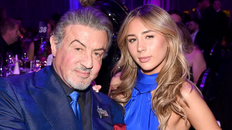 Sylvester Stallone and Scarlet Stallone
