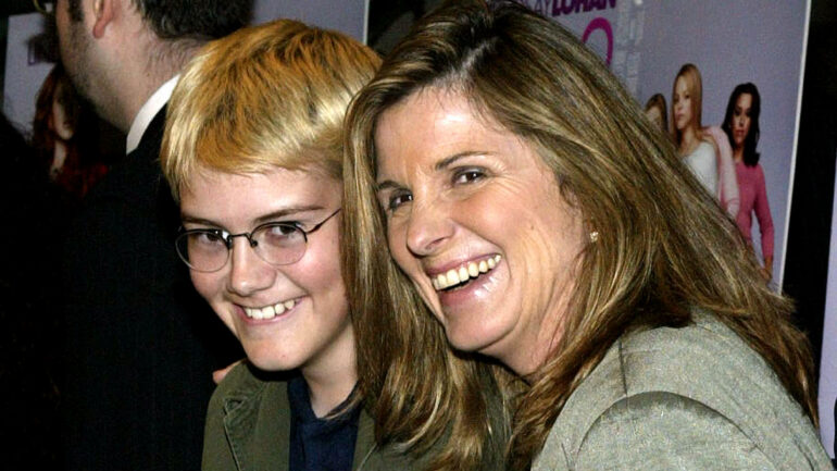 Susan St. James and son Teddy