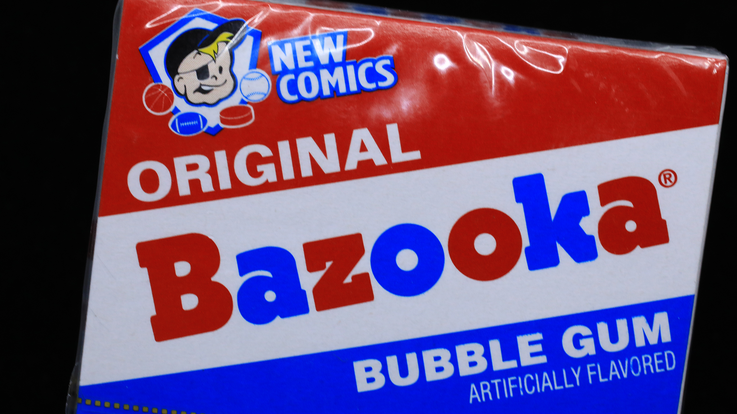 Pack of Bazooka bubble gum