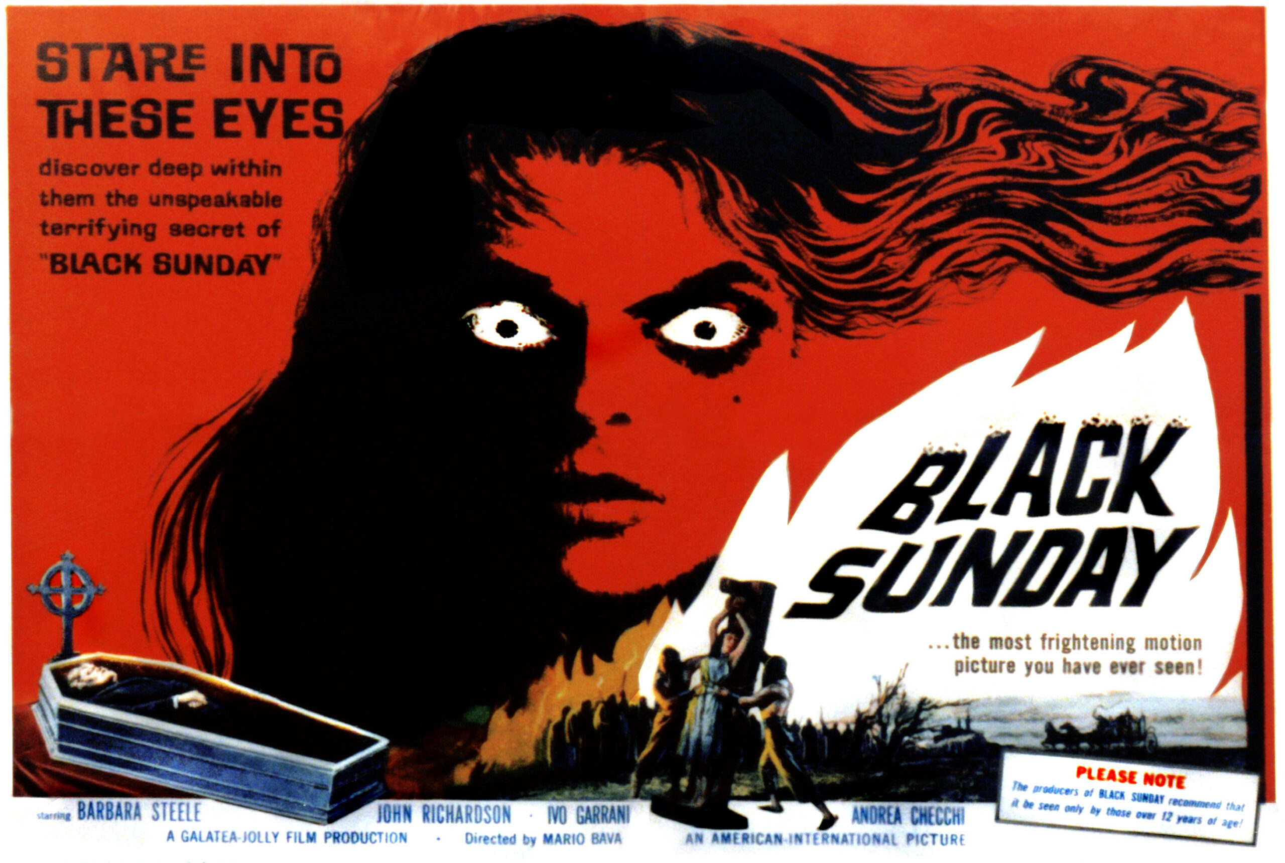 BLACK SUNDAY, (aka LE MASQUE DU DEMON aka LA MASCHERA DEL DEMONIO), Barbara Steele, 1960.