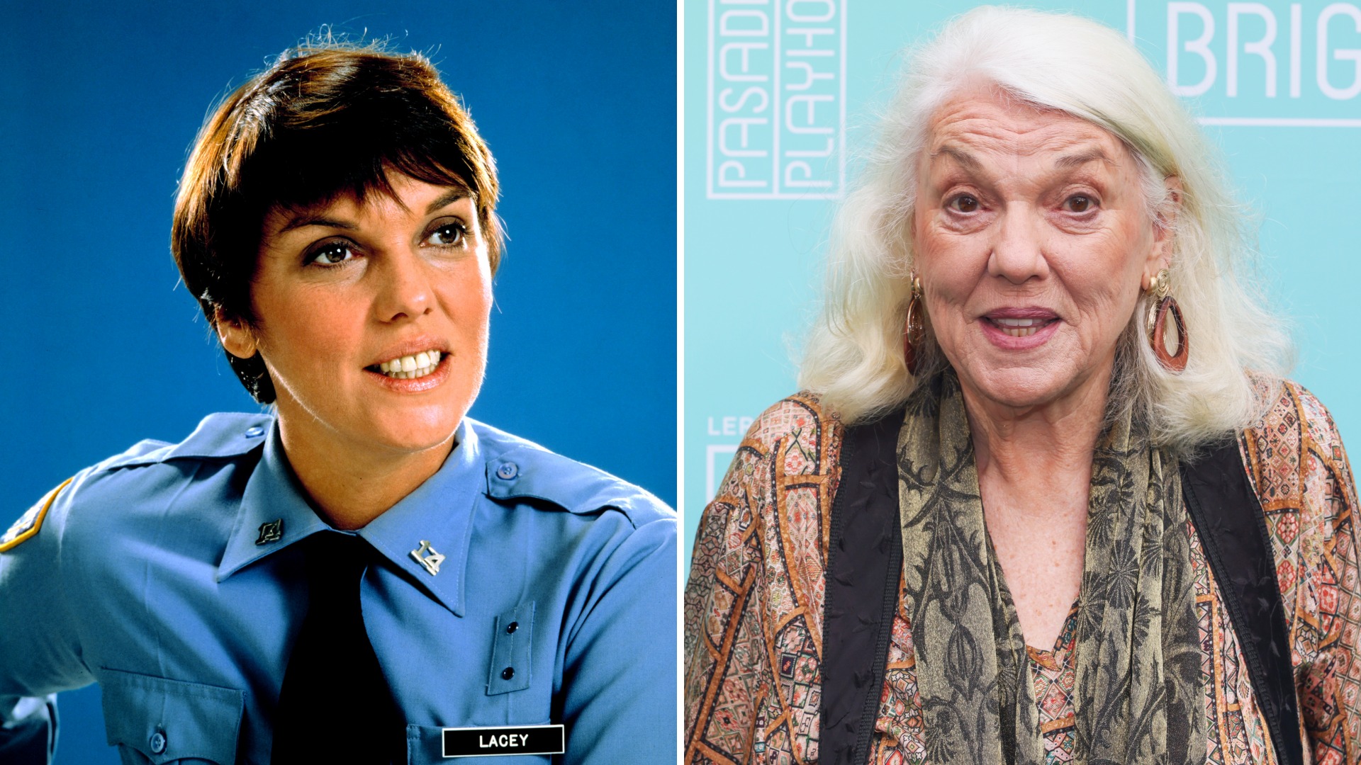 Tyne Daly from Cagney & Lacy now and then