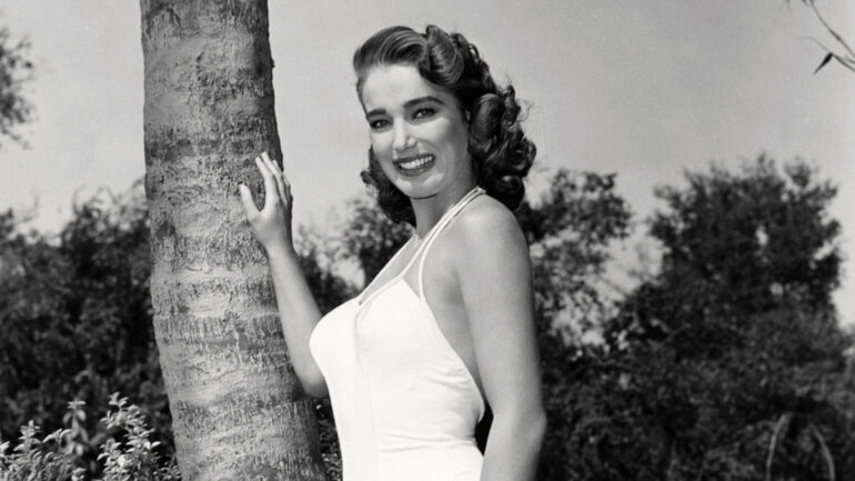 American actress Julie Adams as Kay Lawrence in 'Creature From The Black Lagoon', directed by Jack Arnold, 1954.