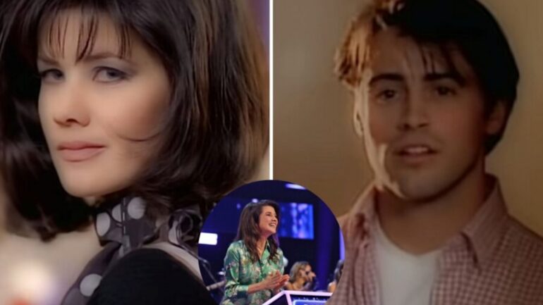 (left) Daphne Zuninga and (right) Matt LeBlanc in Bob Seger's 