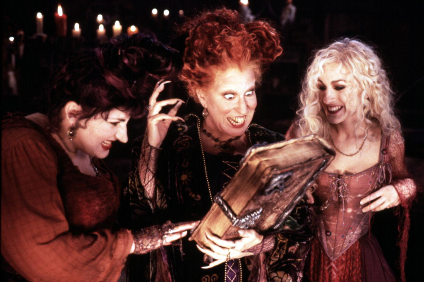 HOCUS POCUS, Kathy Najimy, Bette Midler, Sarah Jessica Parker, 1993,