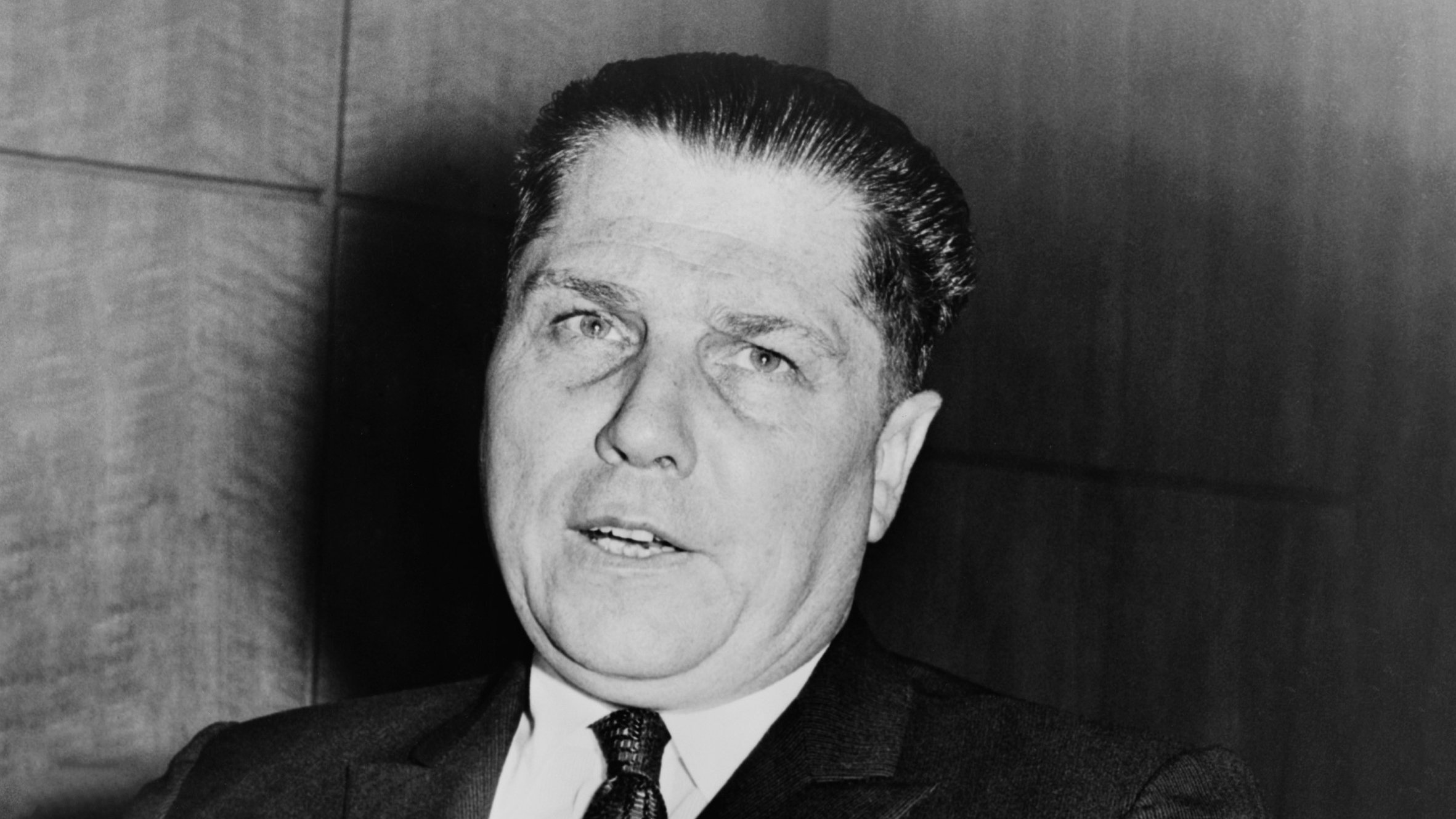 Jimmy Hoffa (1913-1975), tough President of the Teamsters Union from 1958–1971, was the subject of numerous government investigations, but only convicted of jury tampering. He was portrayed by Jack Nicholson, in the 1992 film, HOFFA.