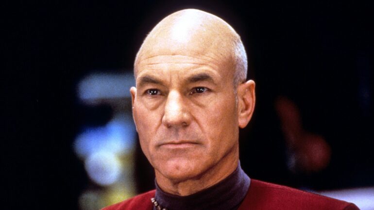 STAR TREK: GENERATIONS, Patrick Stewart, 1994.