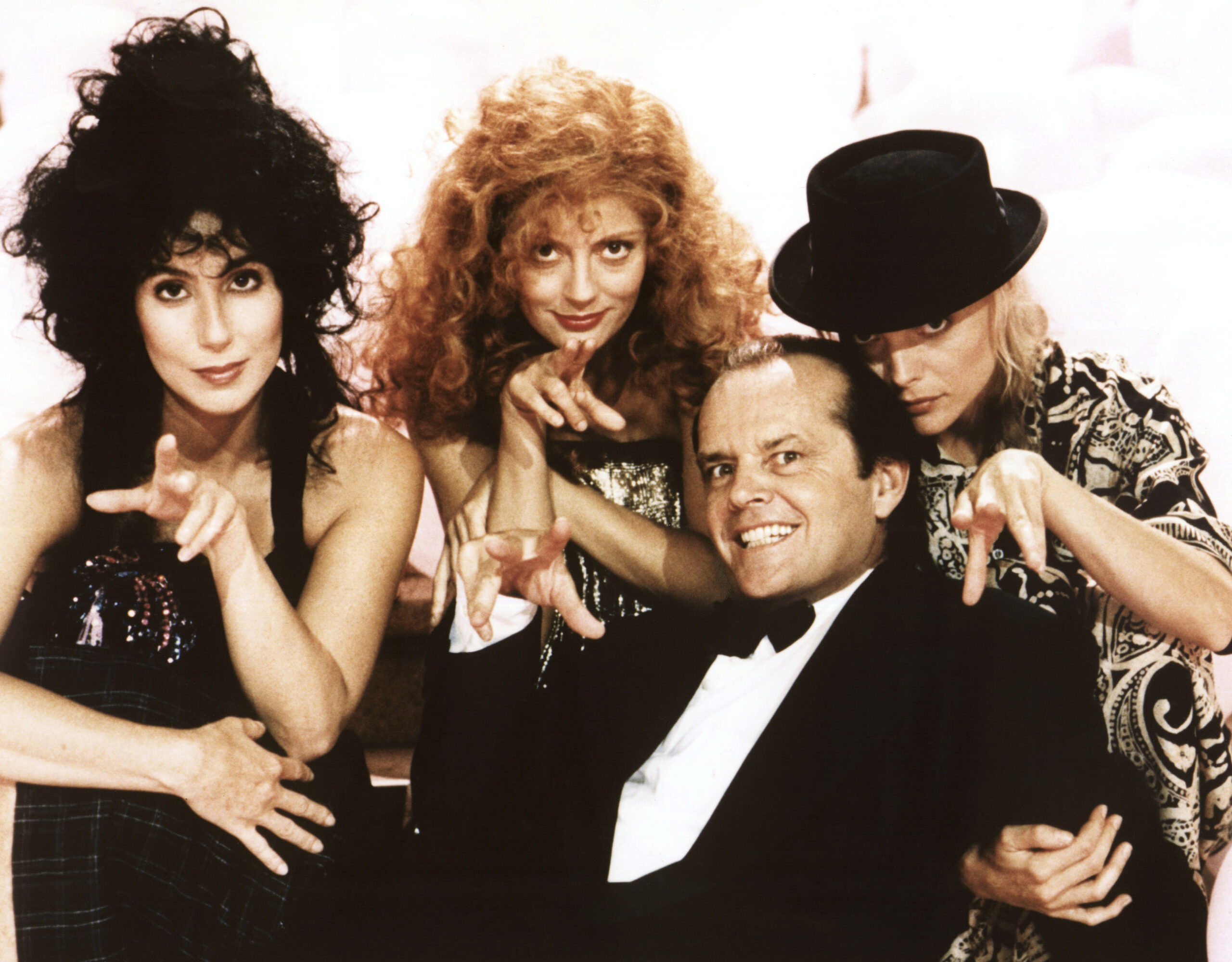 THE WITCHES OF EASTWICK, Cher, Susan Sarandon, Jack Nicholson, Michelle Pfeiffer, 1987,